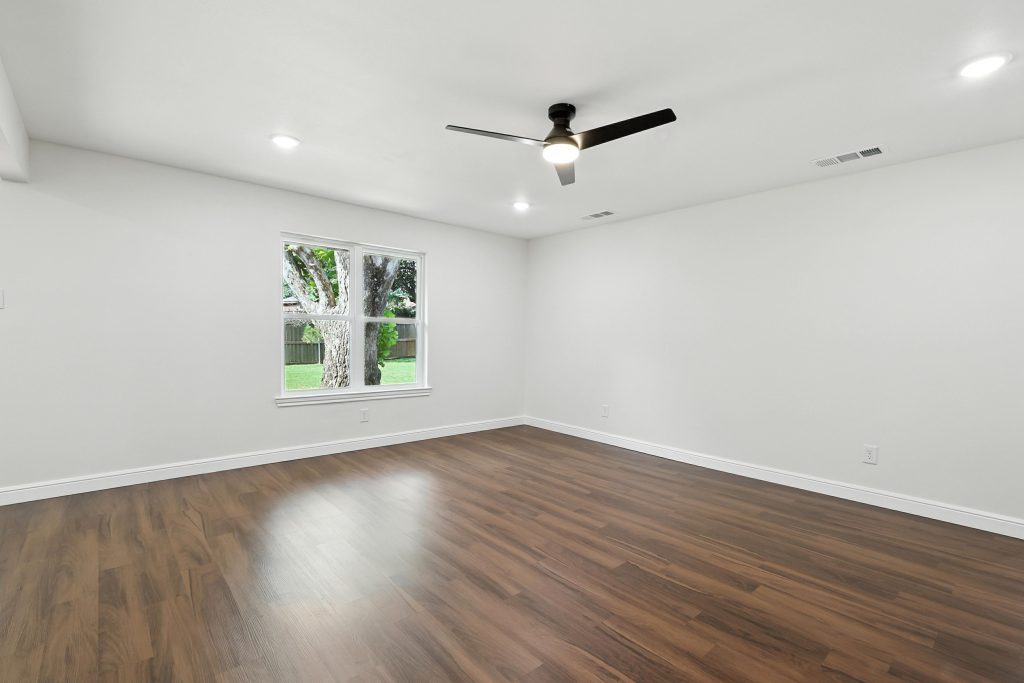 Bright, open living space