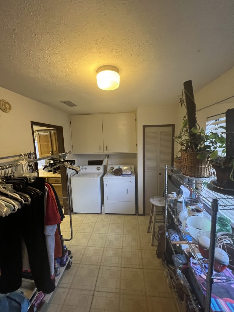 Utility room with storage